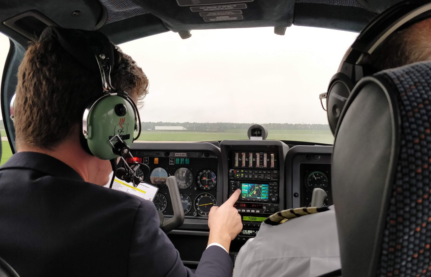 Flight training at Peterborough Business Airport